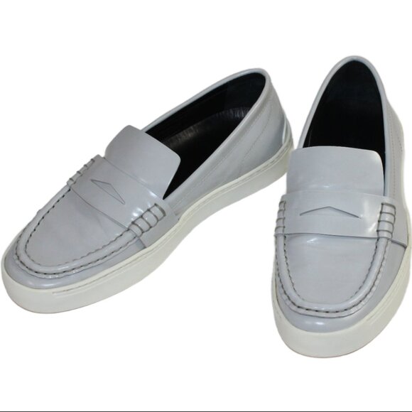 Rag & Bone New York Colby Light Gray Moccasin Platform Loafer, Size 7 - Picture 9 of 12